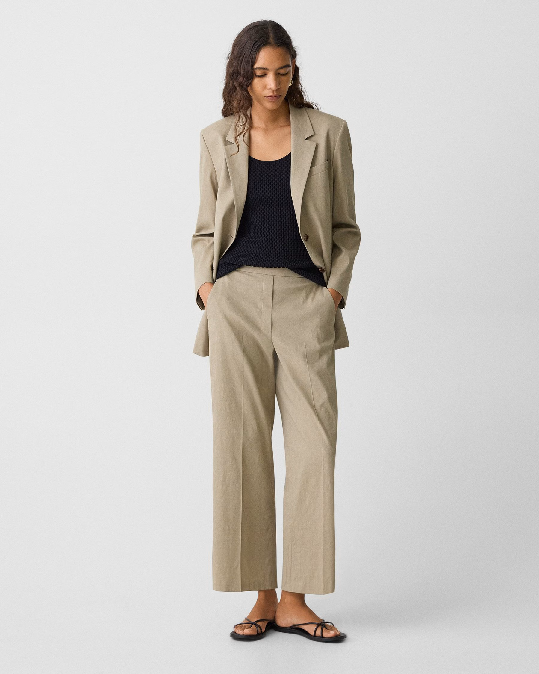 Relaxed Pull-On Pant in Good Linen