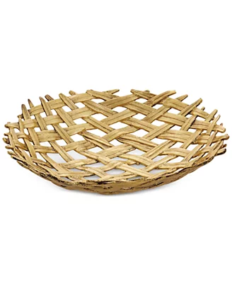 Antique Palm Centerpiece Bowl