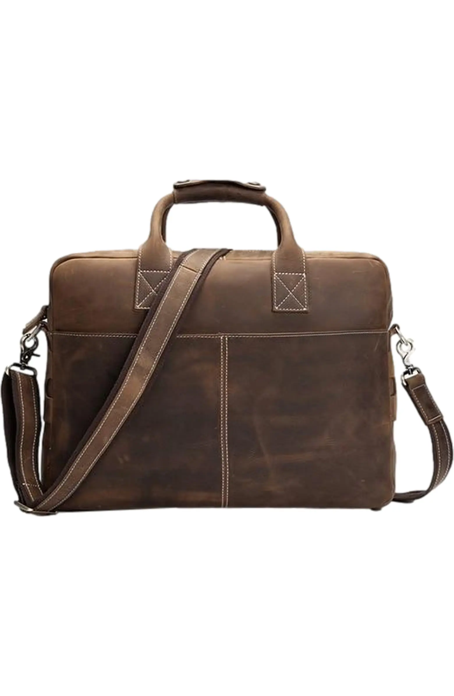 The Welch Briefcase | Vintage Leather Messenger Bag