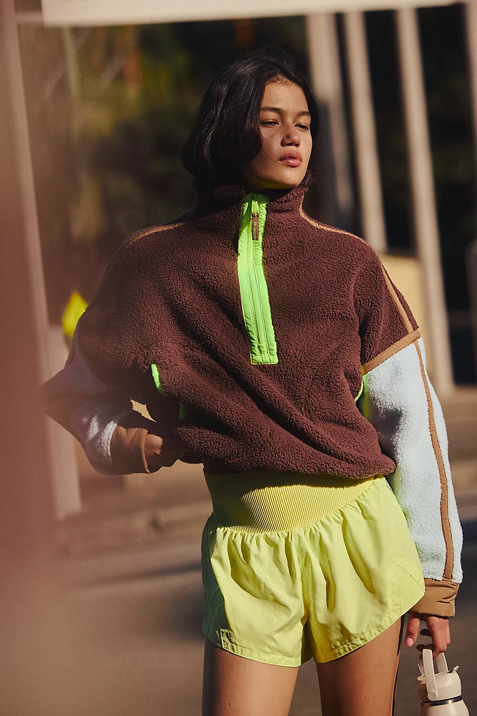 Mountain High Colorblock Half Zip Fleece